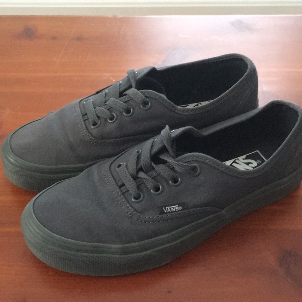 Vans all gray sneakers